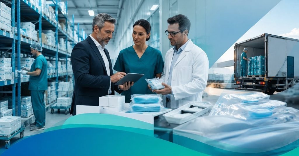 Medical supply and international logistics coordination