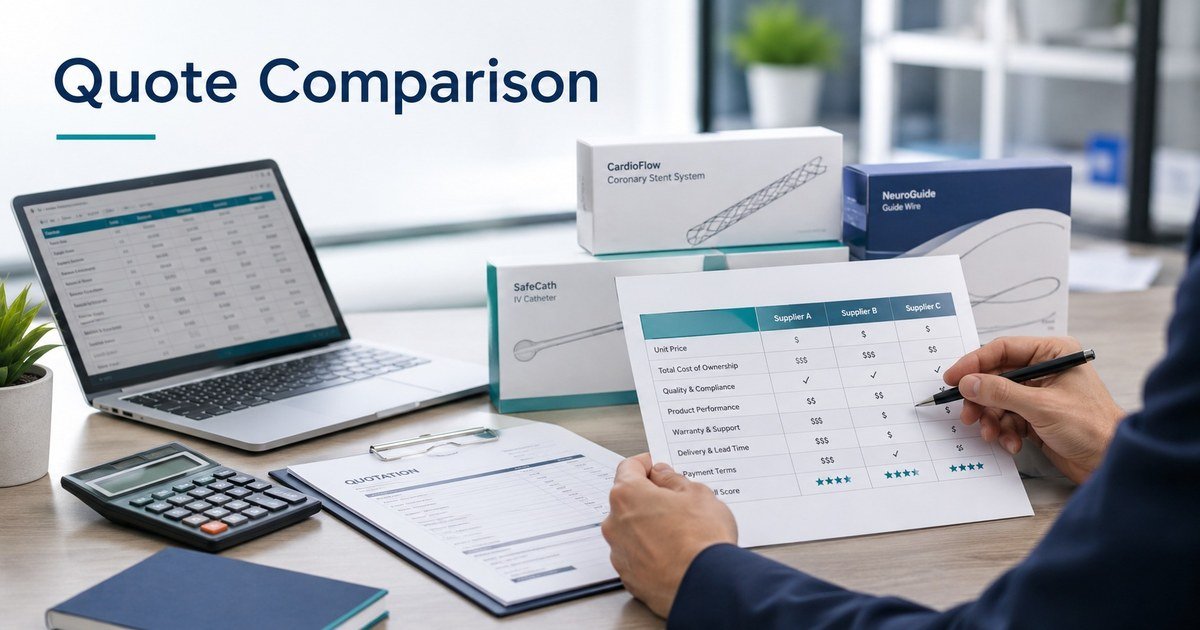 How to Compare Medical Device Quotations Beyond Unit Price