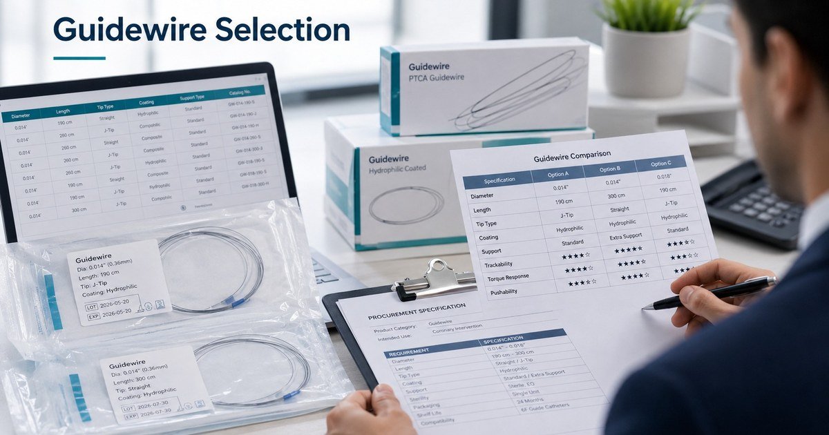 Coronary Guidewire Selection: What Procurement Teams Need to Specify