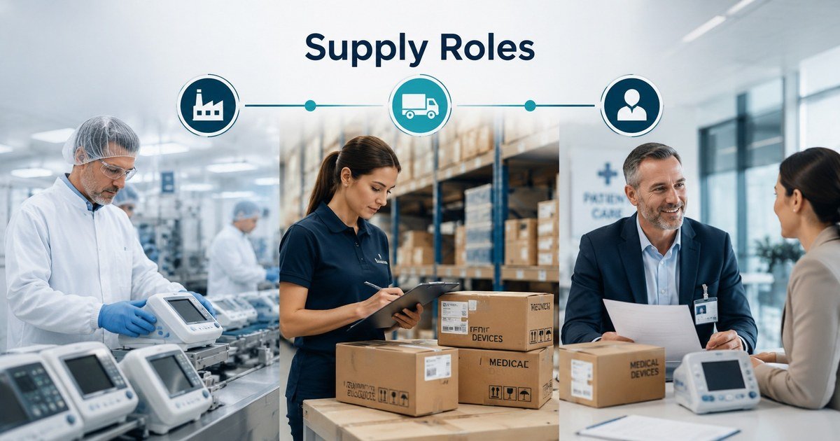 Medical Device Distributor vs Supplier vs Manufacturer: What Buyers Should Know
