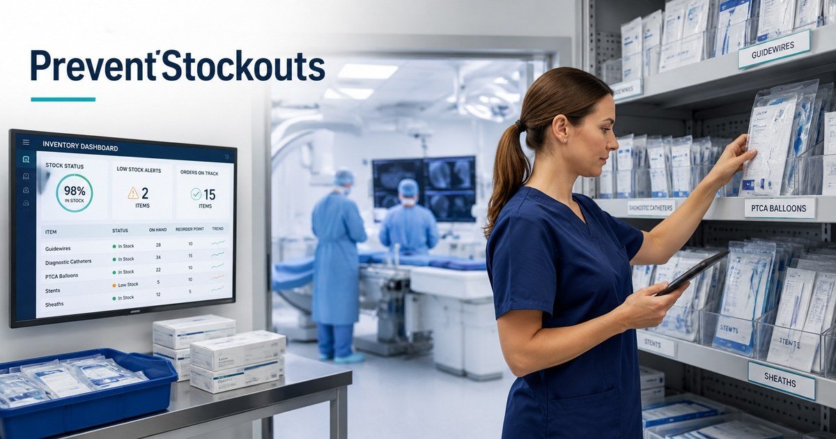How to Prevent Stockouts in a Cath Lab